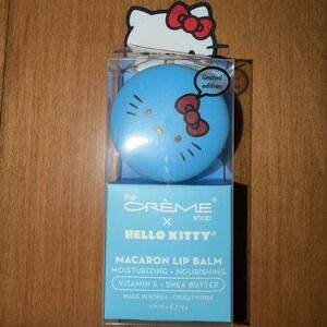 NEW The Creme Shop x Hello Kitty Macaron Lip Balm LIMITED EDITION
